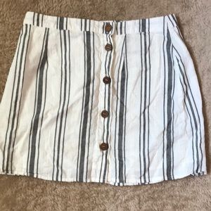 Button down skirt